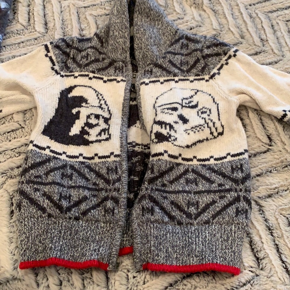 Star Wars zip-up sweater
